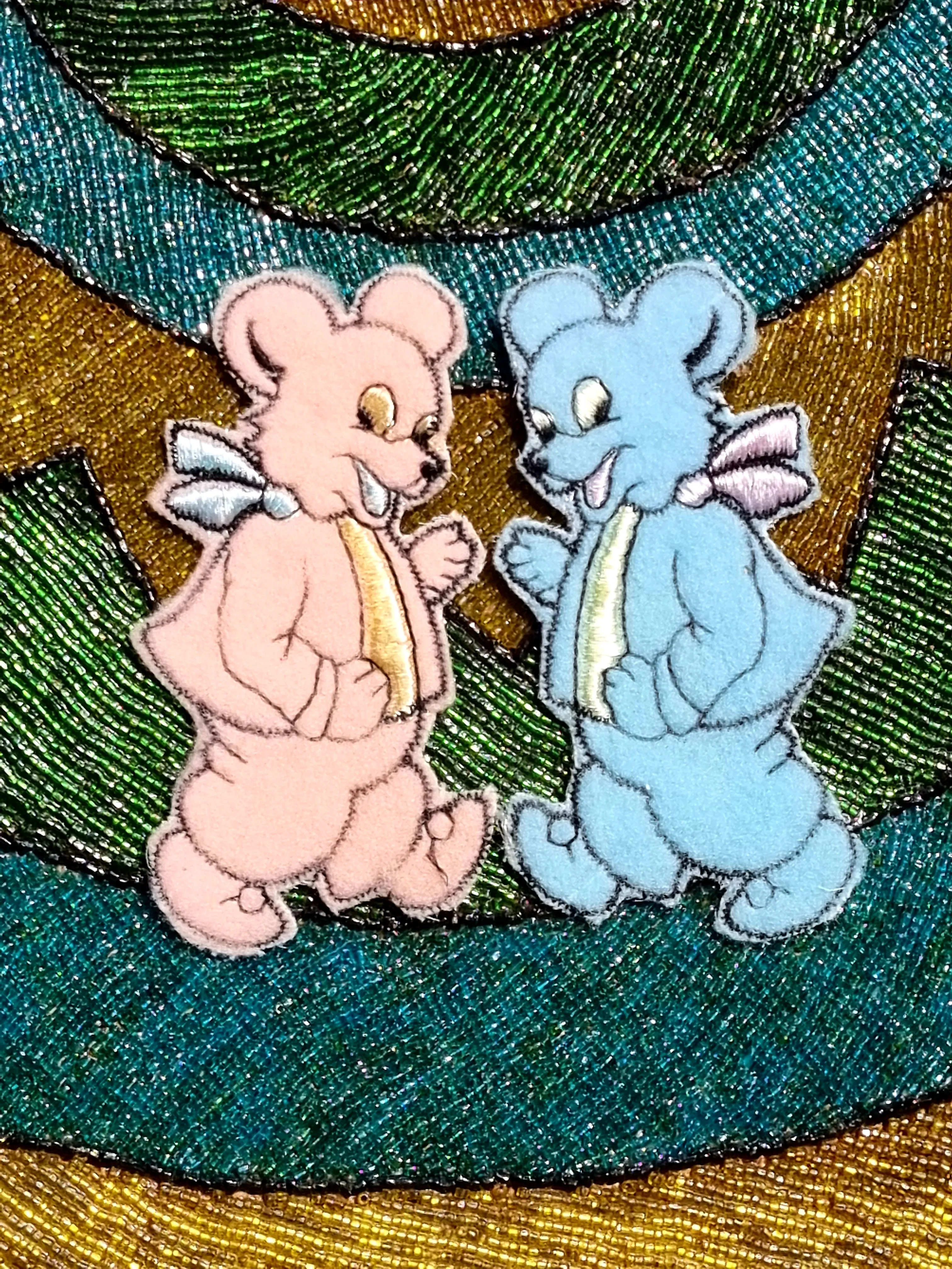 Vintage bear patches