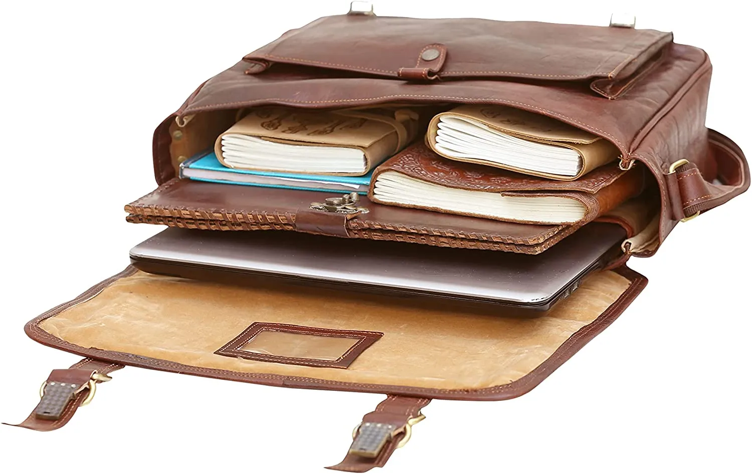 Vintage  Brown Leather Bag