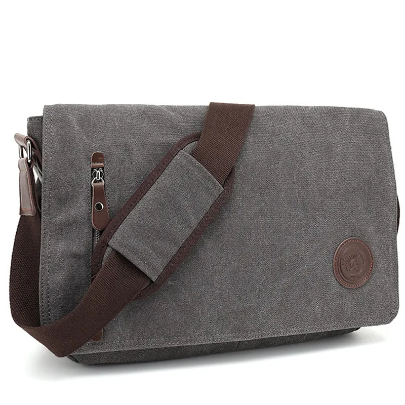 Vintage Canvas Messenger Bag 15.6 in Laptp Bag