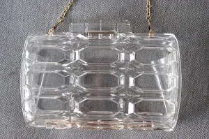 Vintage Clear Clutch
