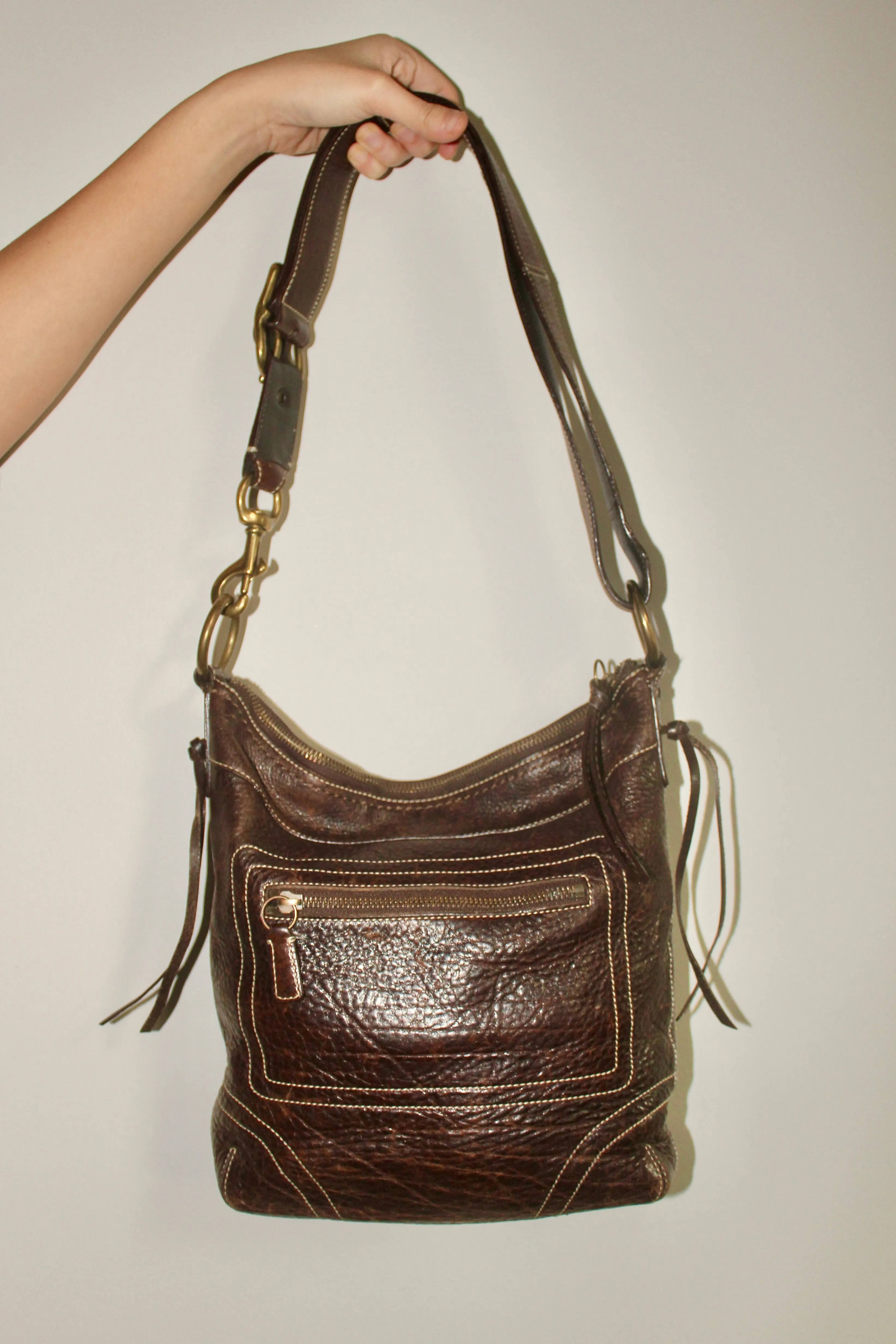 Vintage COACH Messenger Leather Bag