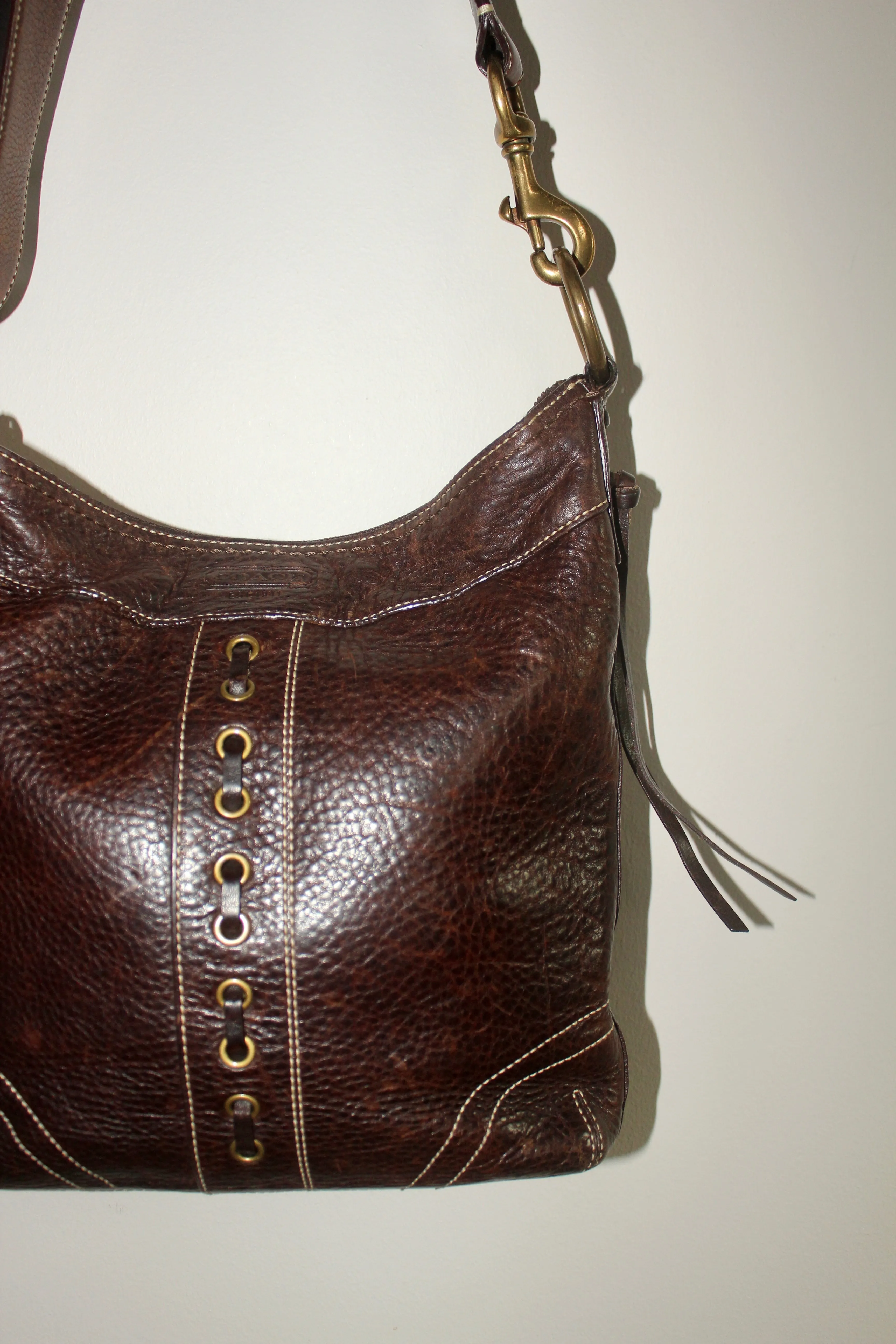 Vintage COACH Messenger Leather Bag