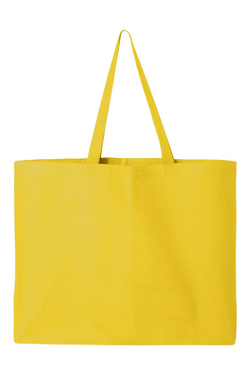 Vintage Colorblock Mama Canvas Jumbo Tote