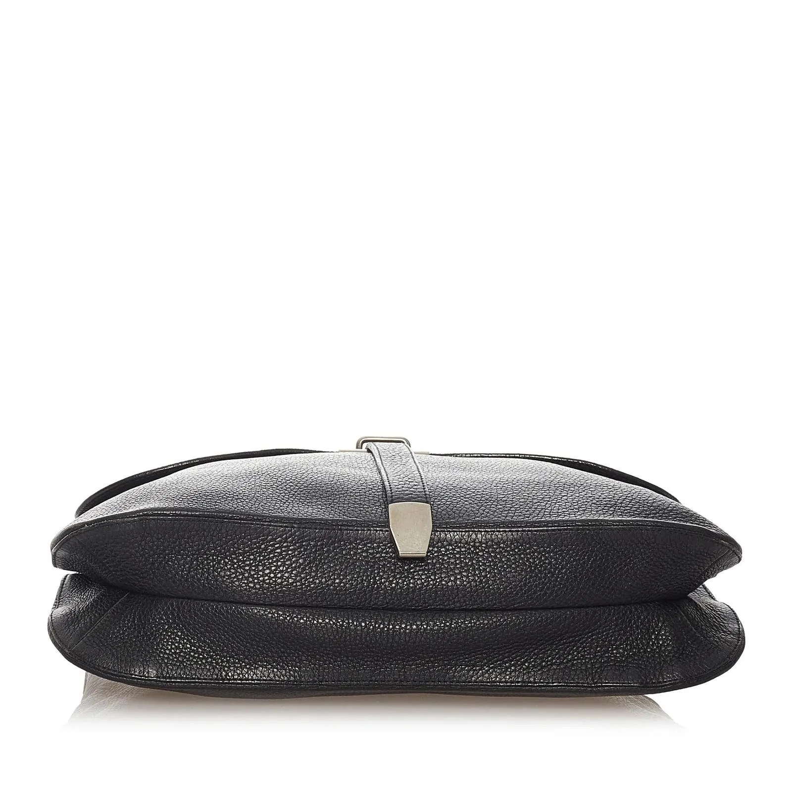 Vintage Prada Leather Shoulder Flap Messenger  Bag Large 2001 W/Authenticity card