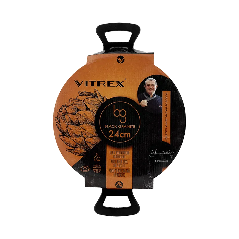 Vitrex Granite Non-stick 24cm Casserole 71PVCCGNM24