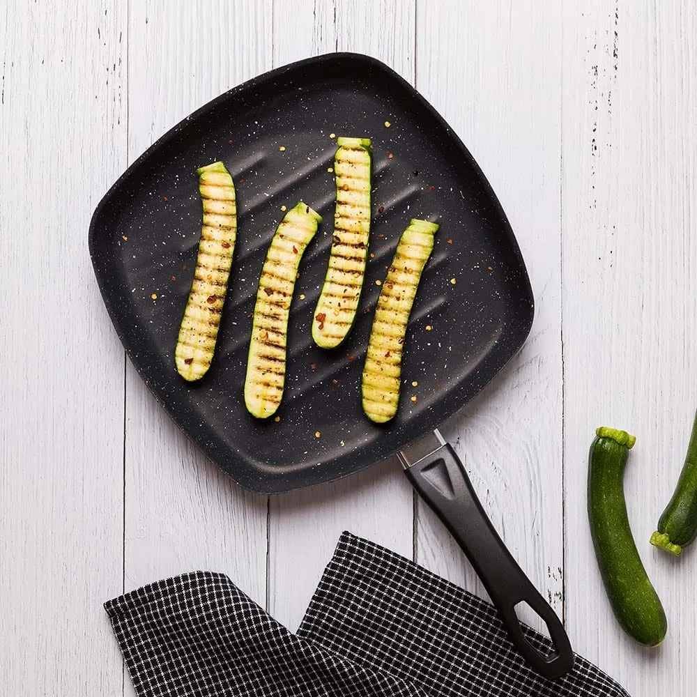 Vitrex Granite Non-stick 27cm Grill Pan 71PVGGRNM27