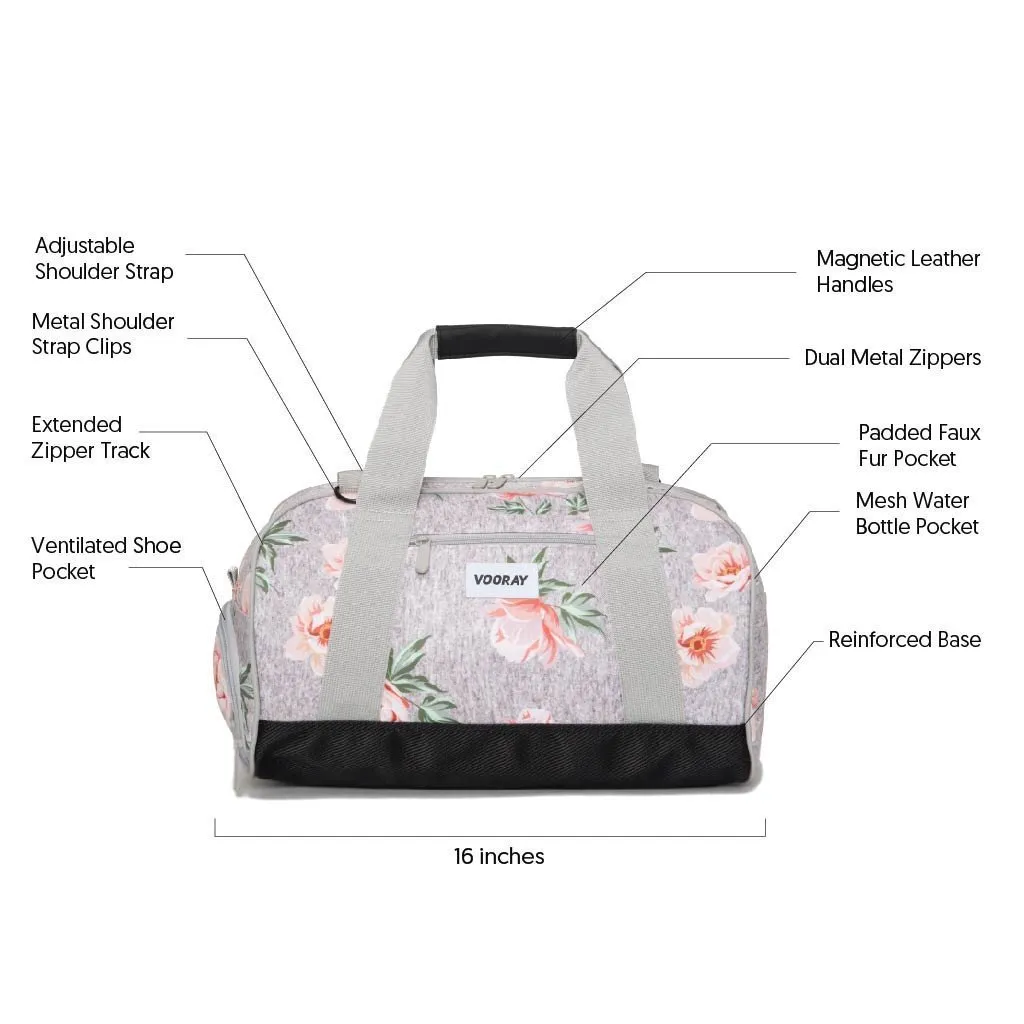 Vooray Burner Gym Duffel - Rose Gray