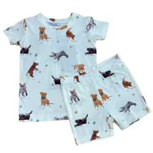 Watercolor Puppies Loungwear Set