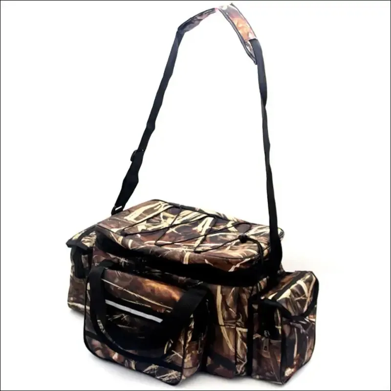 Waterproof fishing bag nylon large capacity multi purpose fishing tackle two layer waterproof