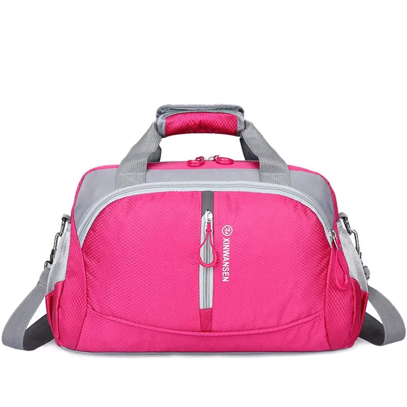 Waterproof Nylon Travel Luggage Bag Large Capacity Women Gym Yoga Gym Bag