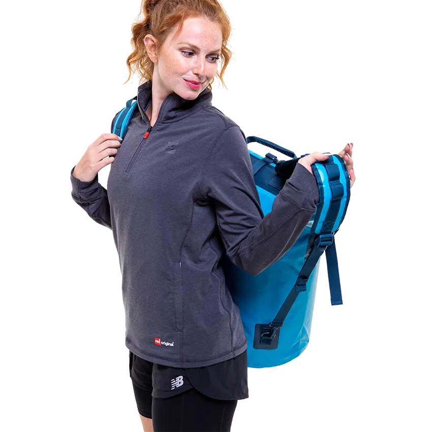 Waterproof Roll Top Dry Bag Backpack - Ride Blue