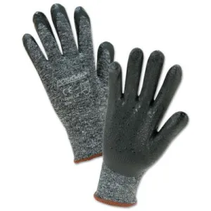 West Chester Nitrile Coated Gloves, X-Large, Black/Gray, 10 1/2 in, Palm Coated, 715SNFLB/XL