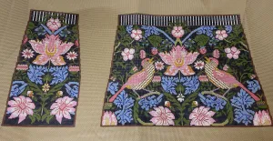 Whimsy and Grace Wg12962 Large Strawberry Thief 4 pc Tote- 13m