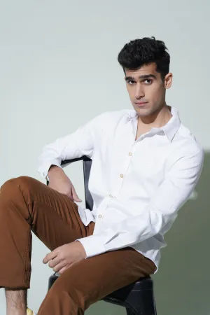 White Casual Shirt