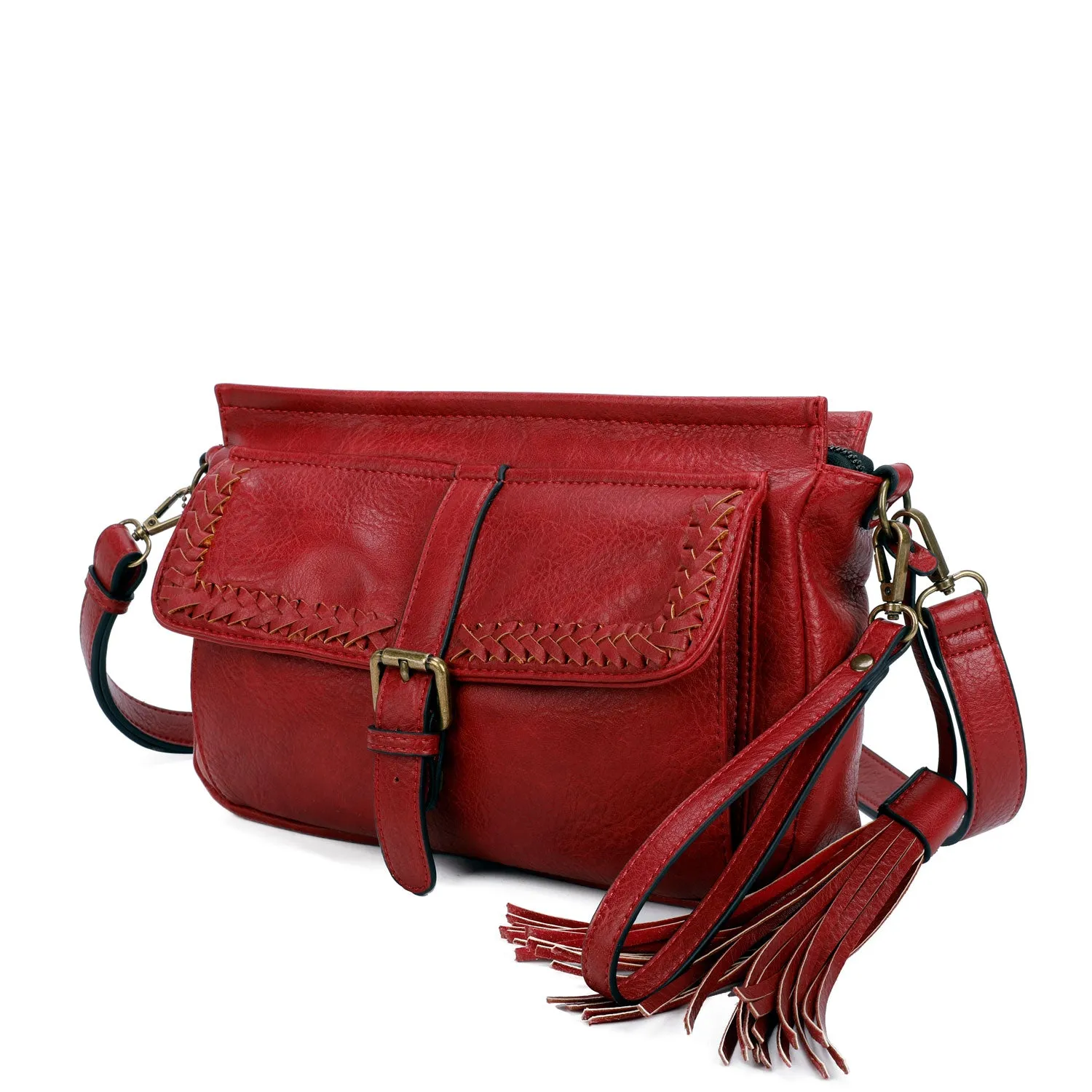 Whitney Messenger Crossbody - Sand