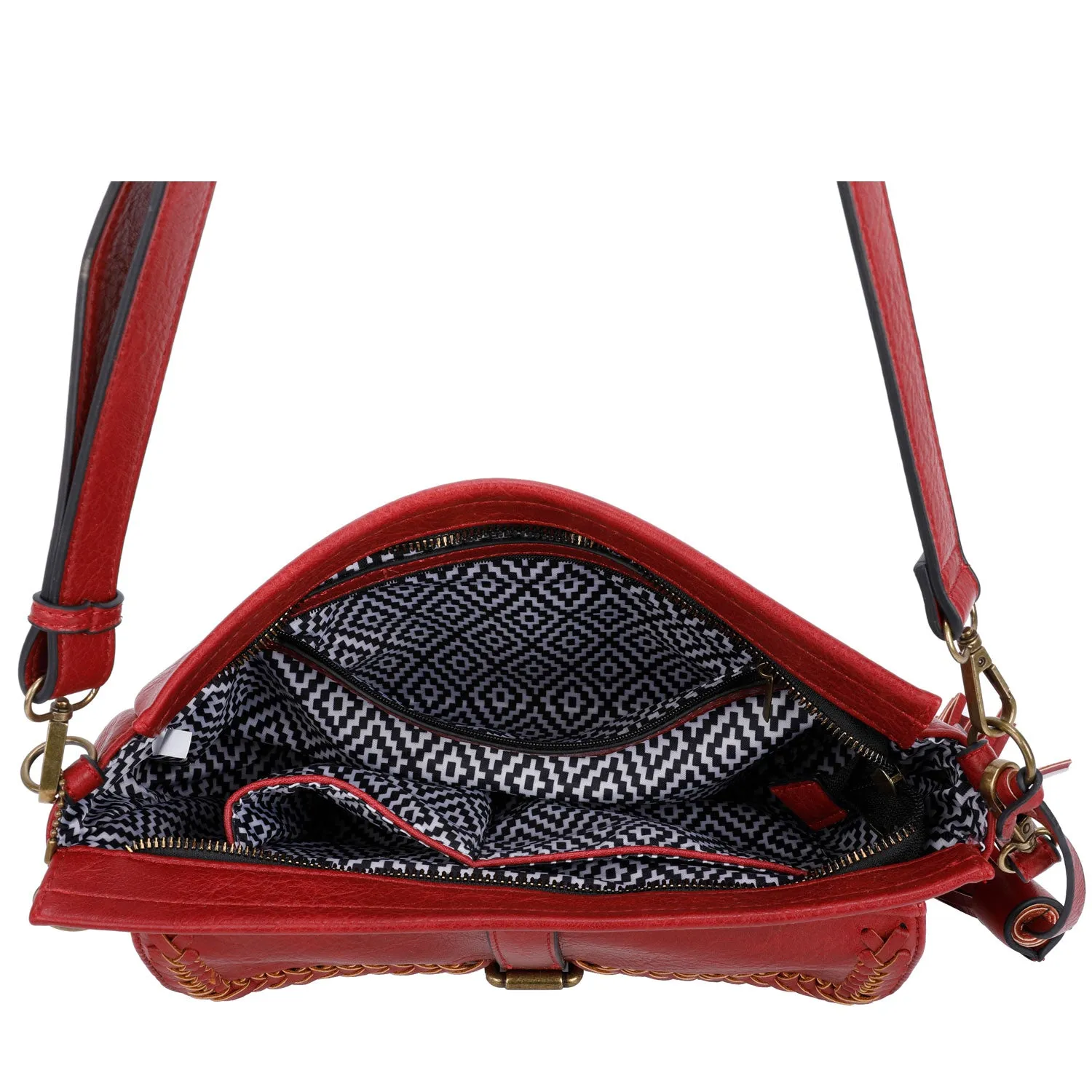 Whitney Messenger Crossbody - Sand