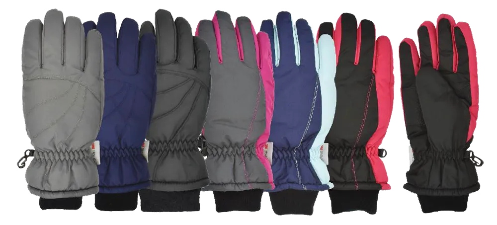 Winter Gloves-Ski Ladies Taslon Ski Glove