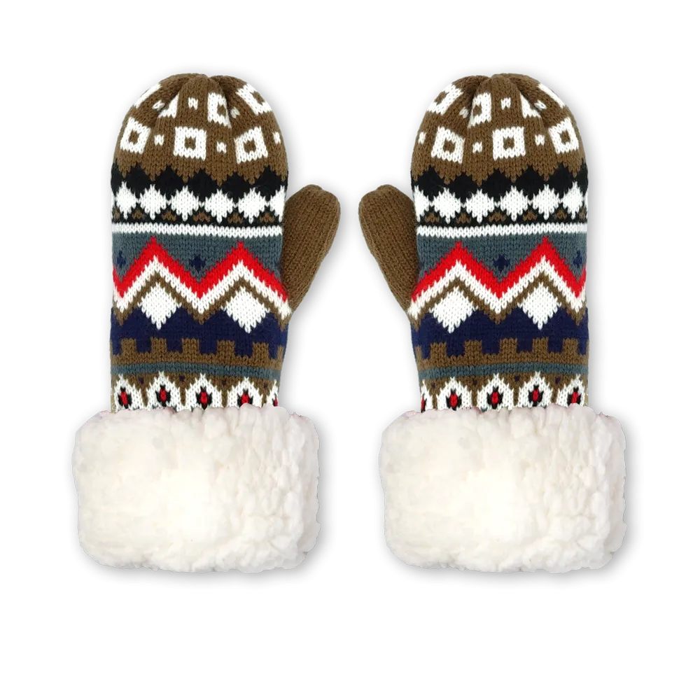 Winter Mittens | Nordic White
