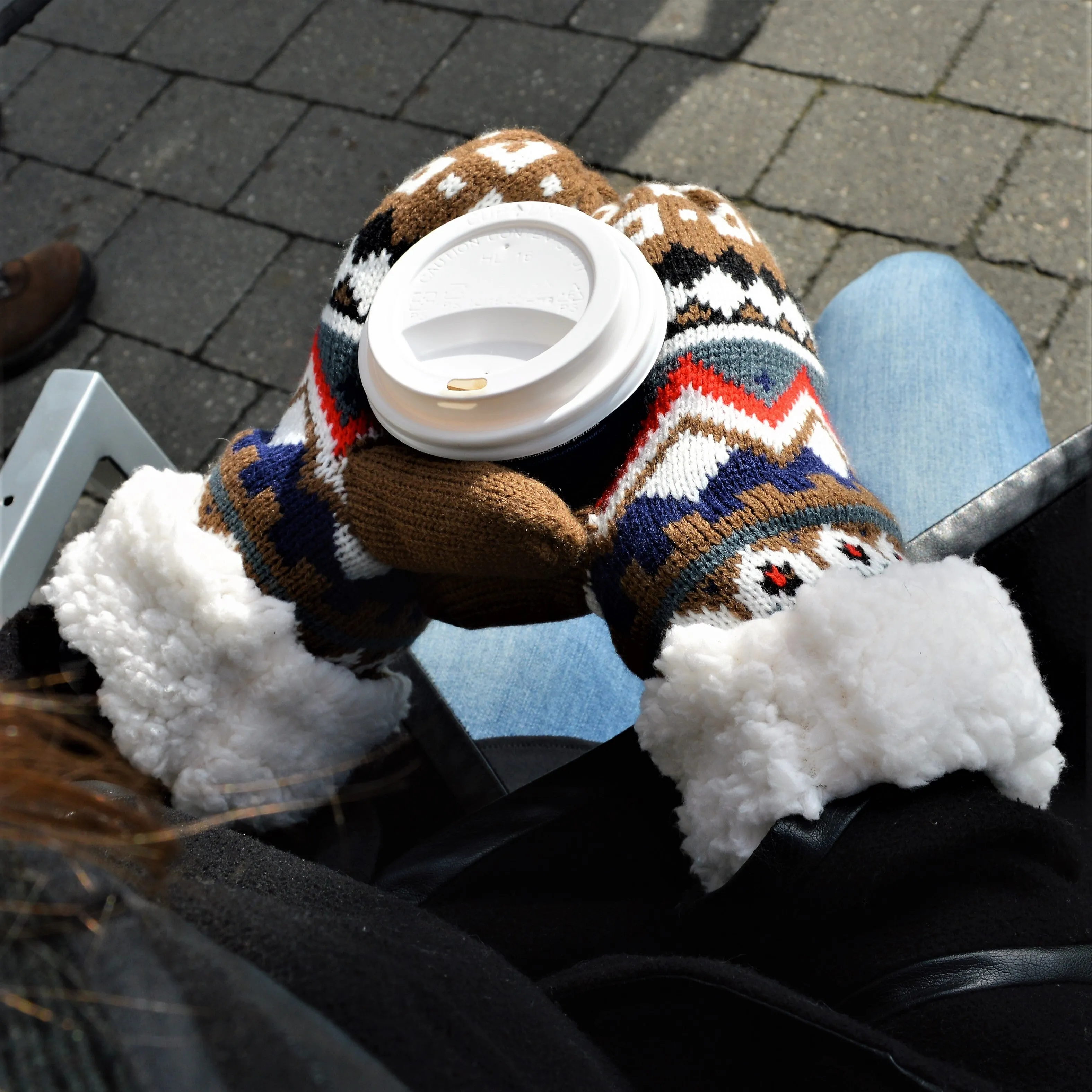 Winter Mittens | Nordic White
