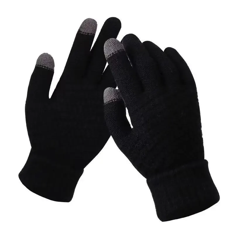 Winter Warm Knit Gloves – Touchscreen Compatible