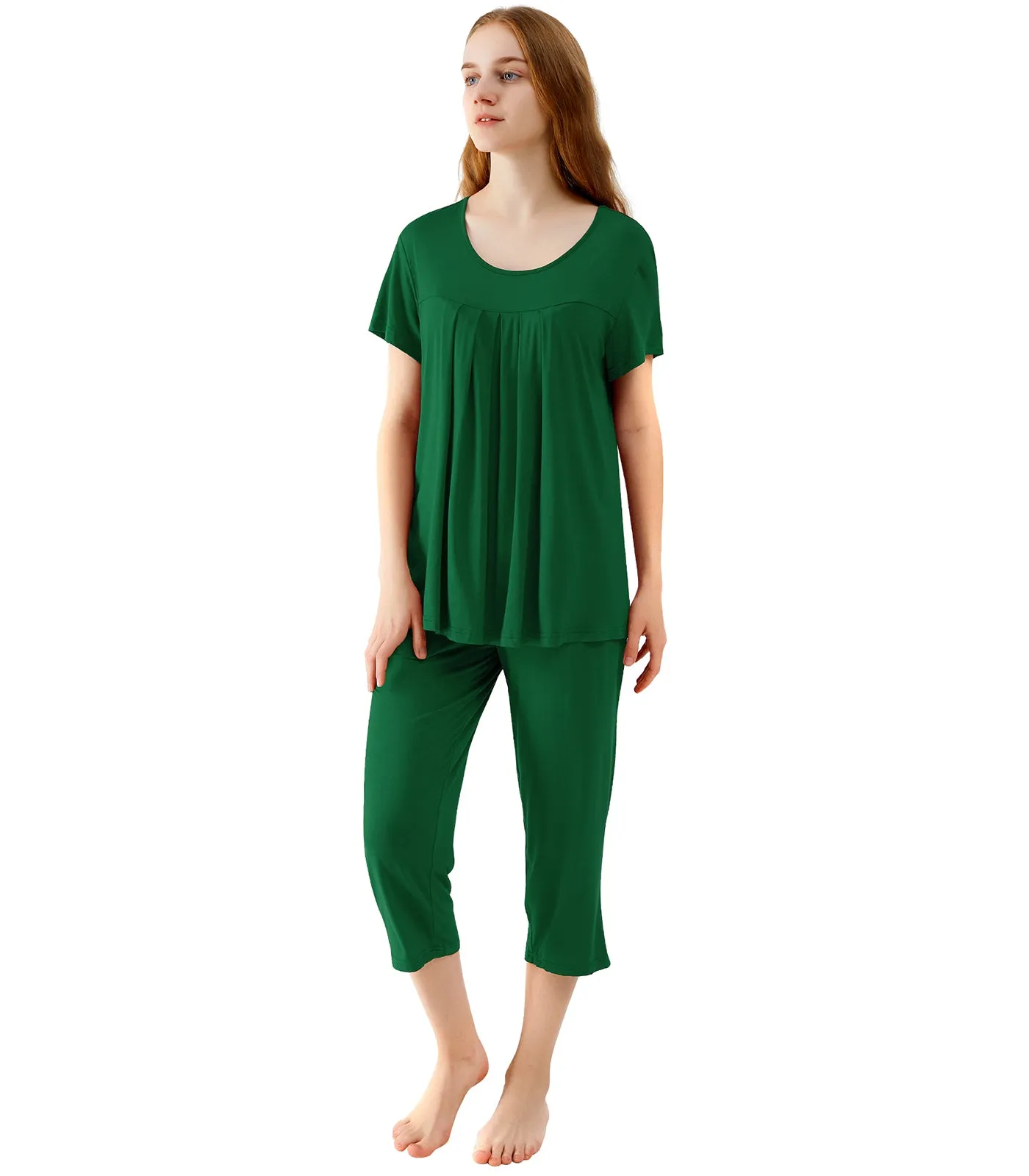 WiWi Bamboo Women's Pleated Loungewear