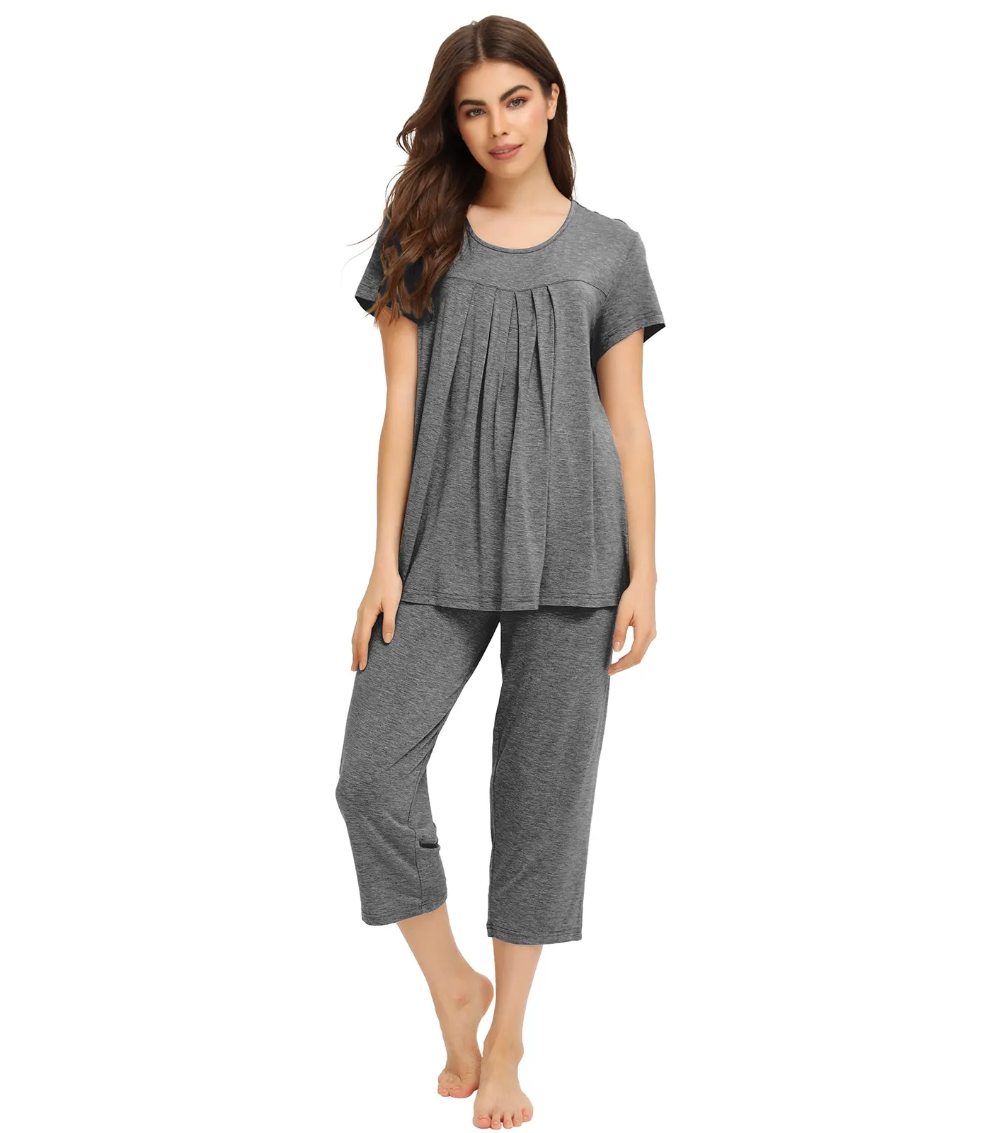 WiWi Bamboo Women's Pleated Loungewear