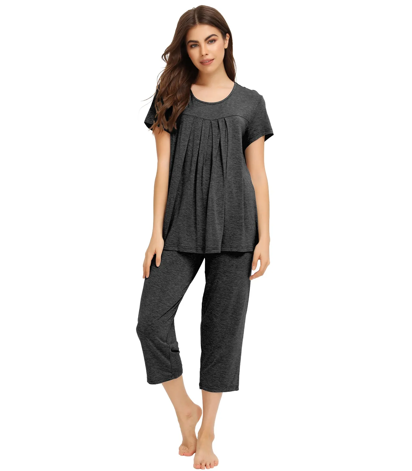 WiWi Bamboo Women's Pleated Loungewear