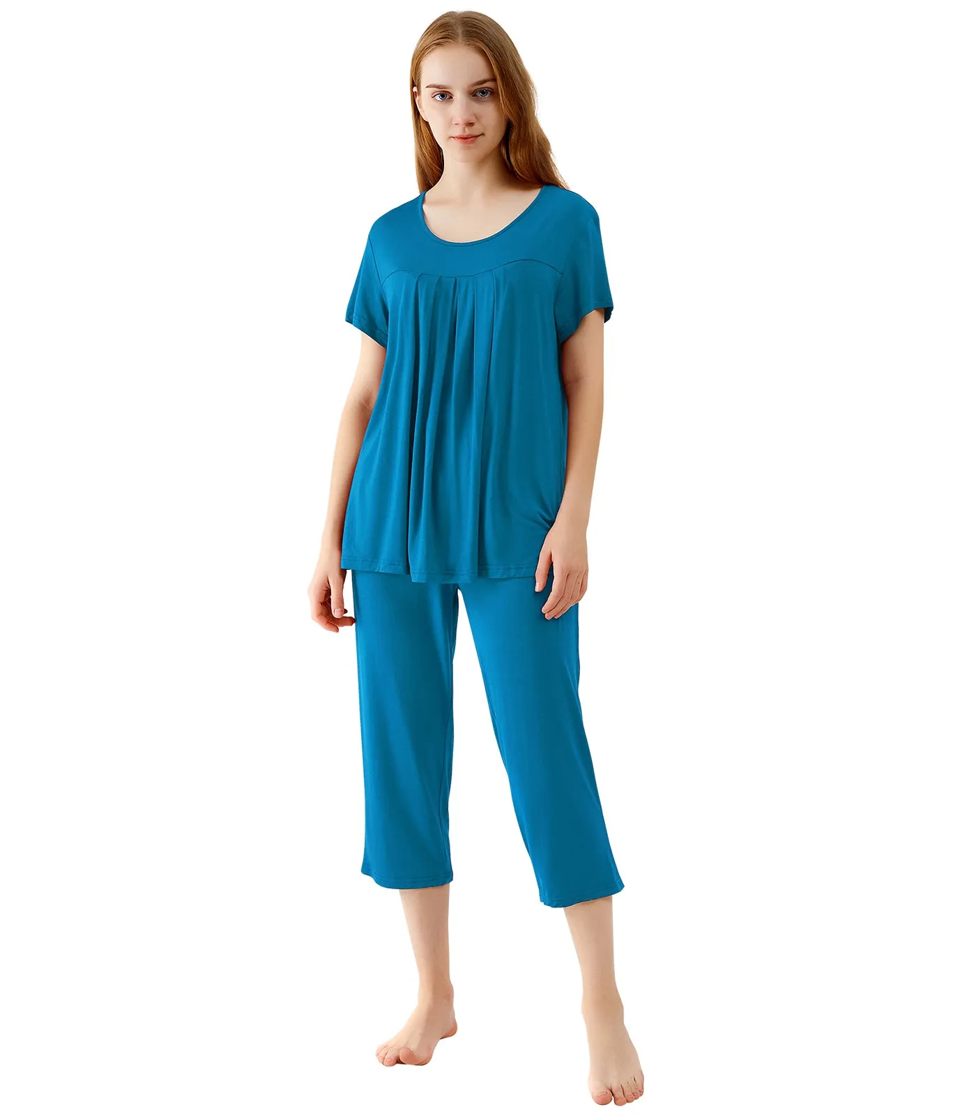 WiWi Bamboo Women's Pleated Loungewear