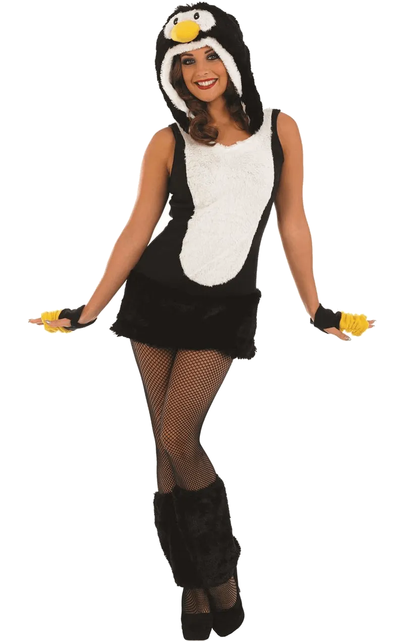 Womens Fluffy Little Penguin Costume