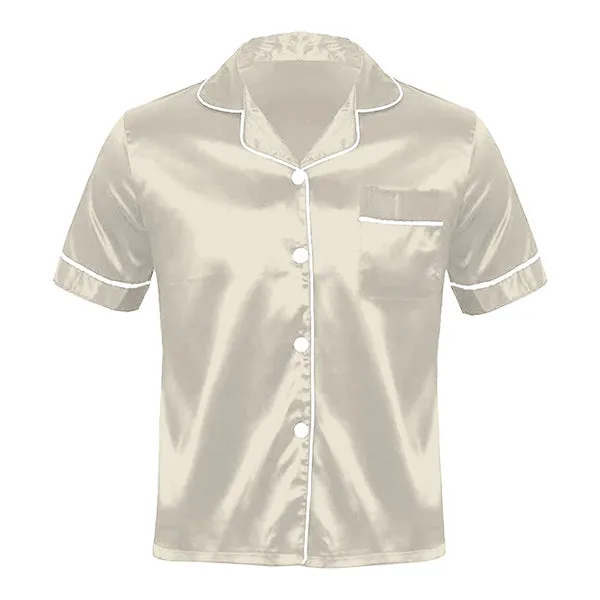 Women's Satin Pajama Top