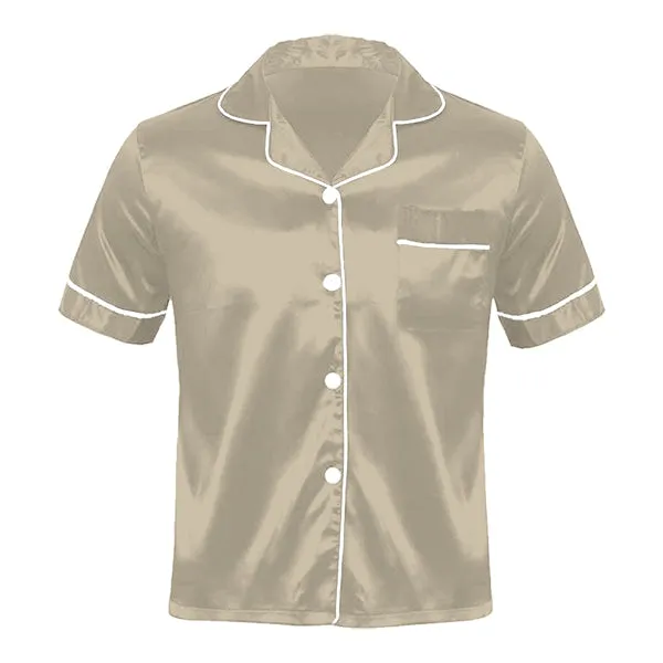 Women's Satin Pajama Top