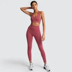 Women's Seamless Yoga Suit Sportswear Fitness