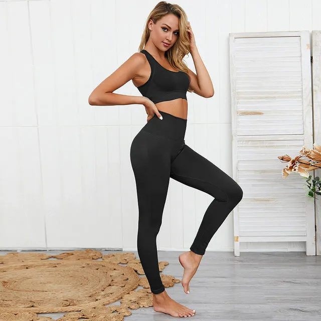 Women's Seamless Yoga Suit Sportswear Fitness