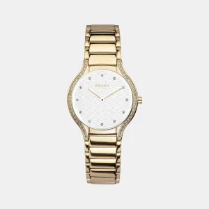 Women's Silver Dial Analog Stainless Steel Watch V276LEGISG