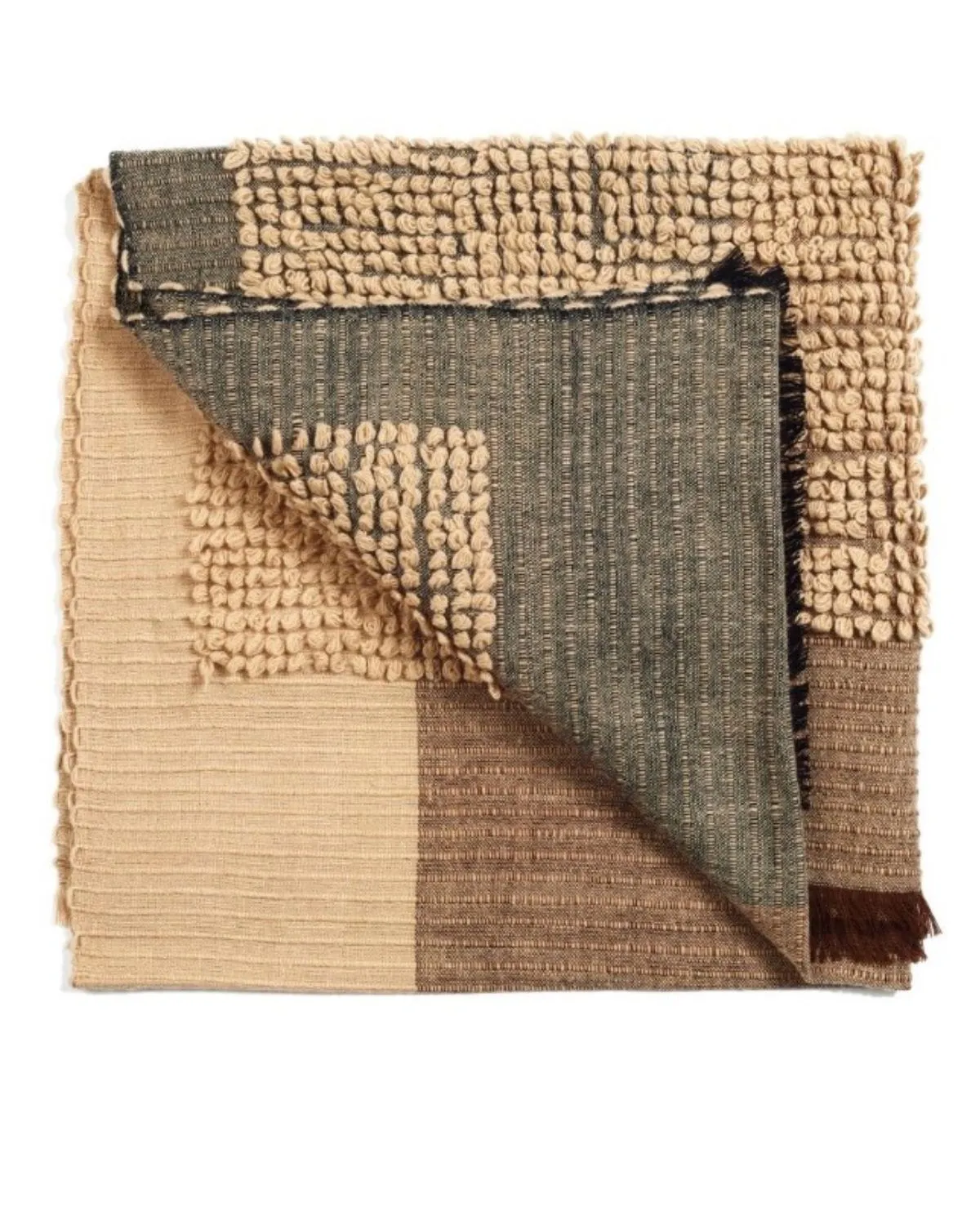Wool Throw - Beige Macaroon