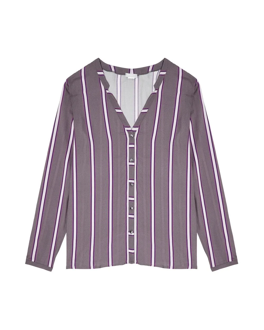 Woven Long Sleeve Pajama Shirt