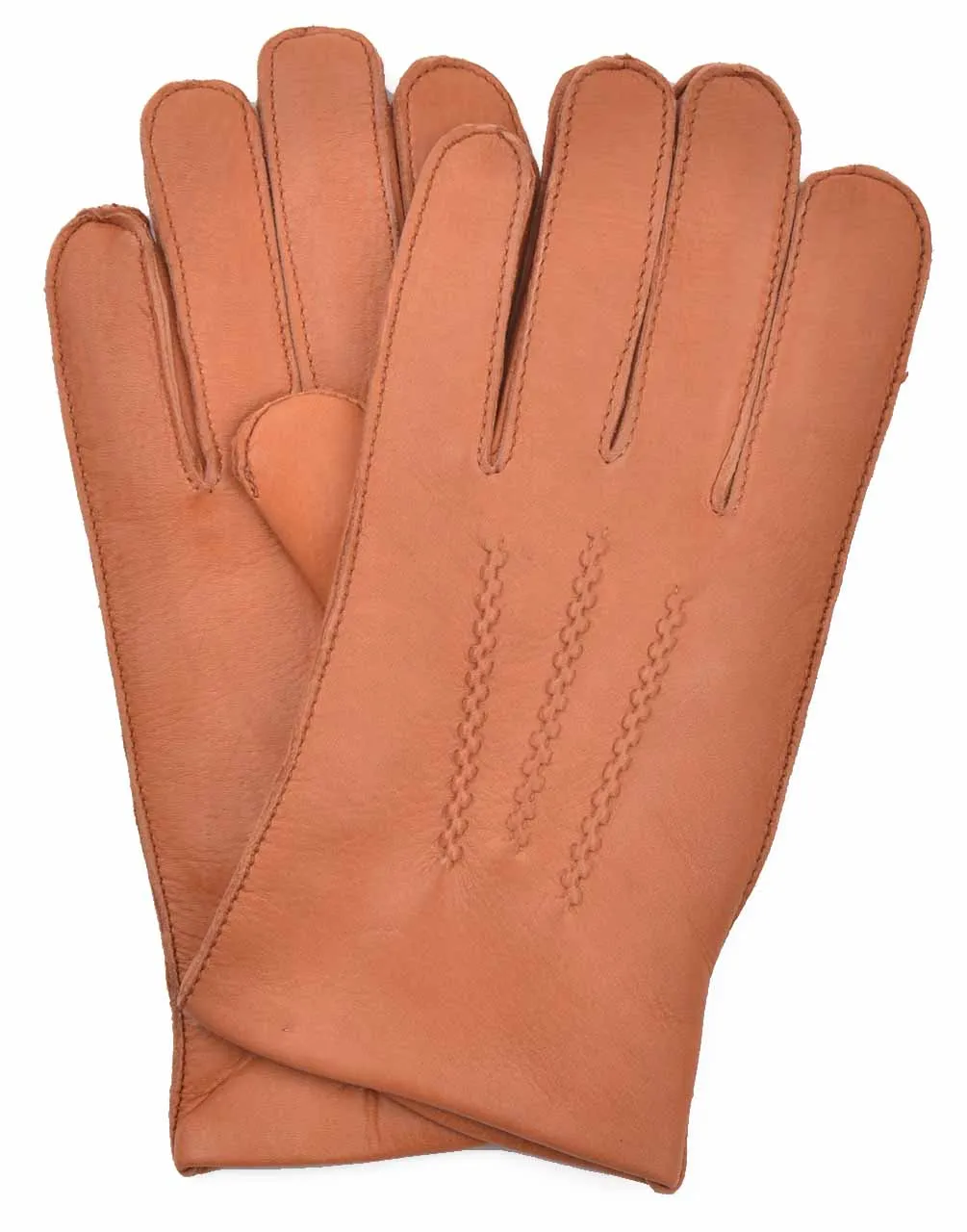 YISEVEN Men's  Deerskin Leather Dress Gloves