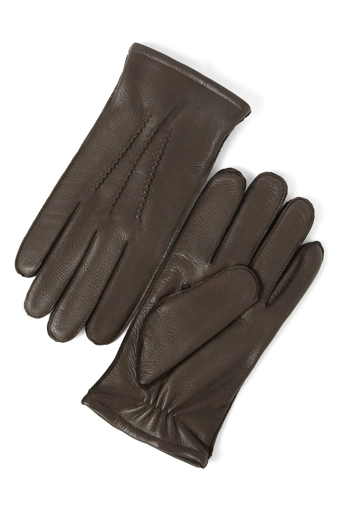 YISEVEN Men's  Deerskin Leather Dress Gloves