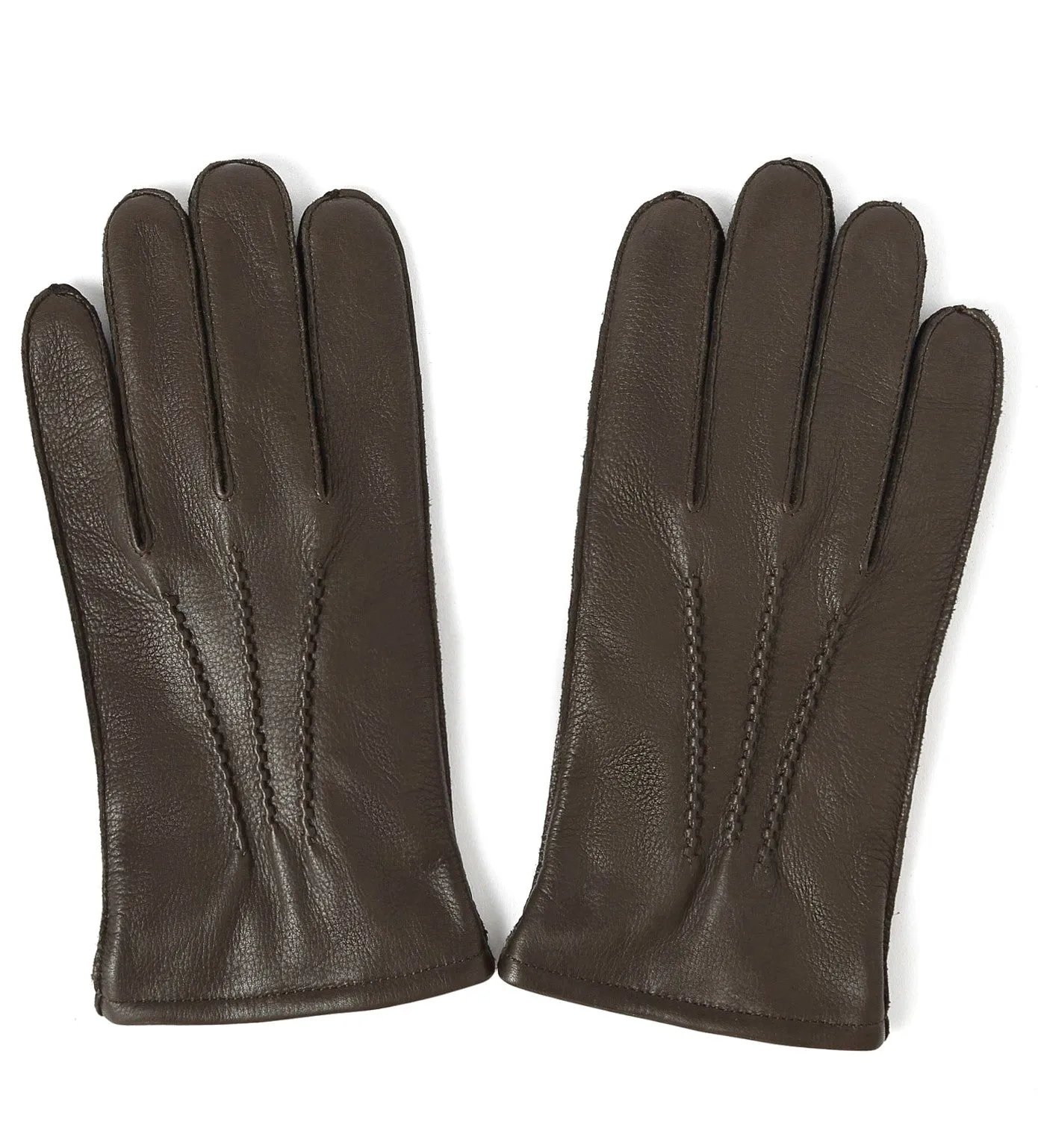 YISEVEN Men's  Deerskin Leather Dress Gloves