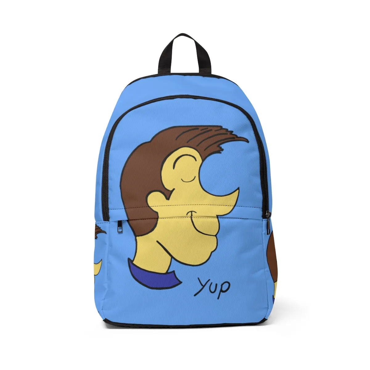 Yup light blue Unisex Fabric Backpack