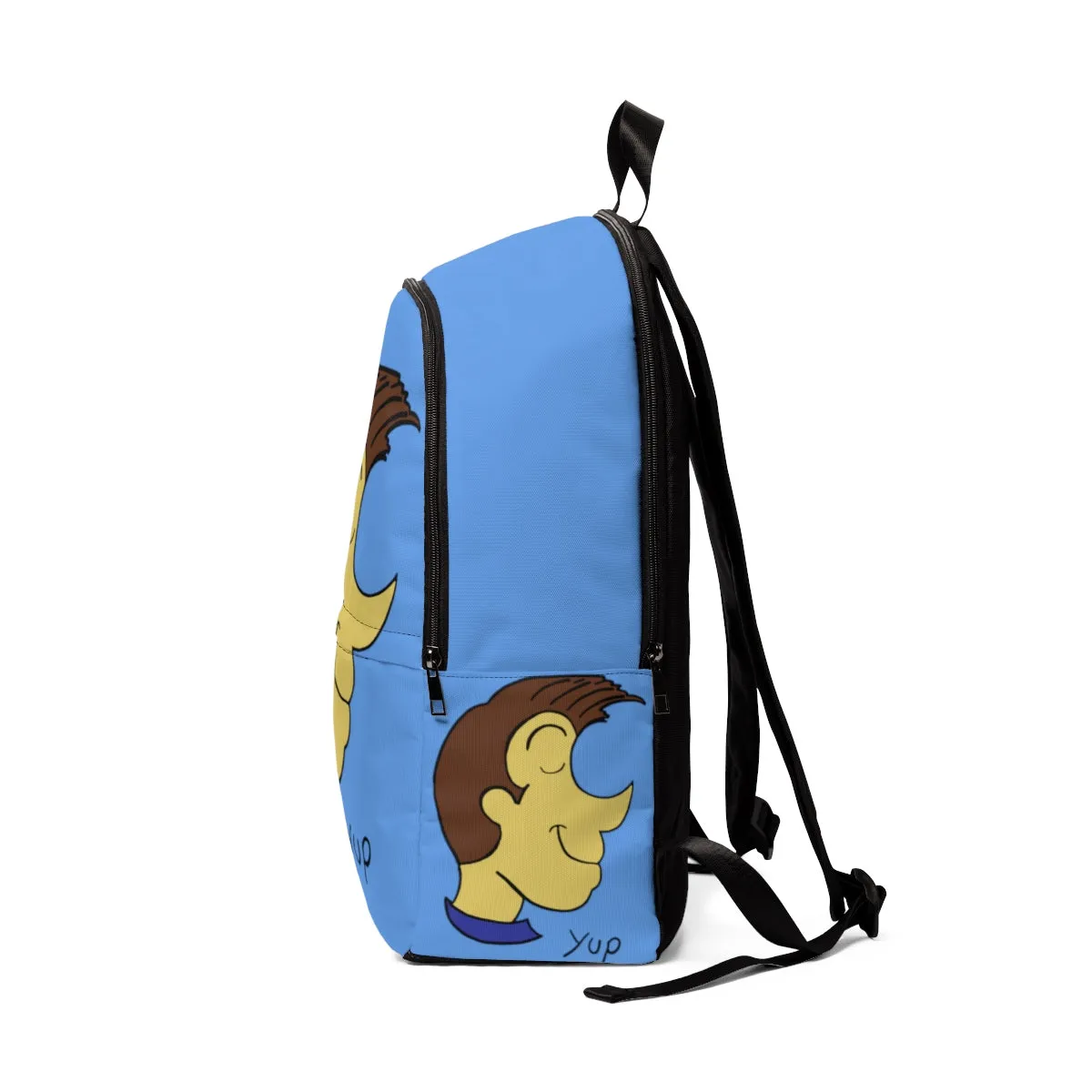 Yup light blue Unisex Fabric Backpack